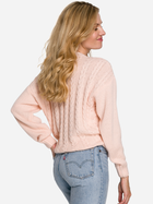 Пуловер жіночий Makover K105 L/XL Світло-рожевий (5903887614115) - зображення 2