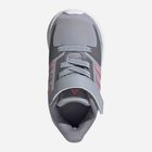 Buty sportowe dziecięce dla dziewczynki na rzepy Adidas Runfalcon 2.0 I FZ0095 22 Szare (4064036683985) - obraz 4