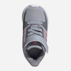 Buty sportowe dziecięce dla dziewczynki na rzepy Adidas Runfalcon 2.0 I FZ0095 26.5 Szare (4064036684784) - obraz 4