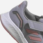 Buty sportowe dziecięce dla dziewczynki na rzepy Adidas Runfalcon 2.0 C FZ0111 28.5 Szare (4064036736674) - obraz 6