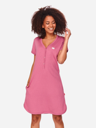 Koszula nocna damska z bawełny Doctor Nap Tcb.4115 XXL Różowa (5902701156534) - obraz 3