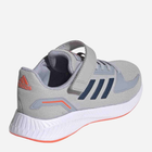 Buty sportowe dziecięce dla dziewczynki na rzepy Adidas Runfalcon 2.0 C FZ0115 31.5 Szare (4064036679810) - obraz 4