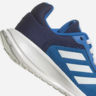 Buty sportowe chłopięce na rzepy Adidas Tensaur Run 2.0 K GW0396 38.5 Błękitne (4065419975734) - obraz 6