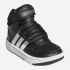 Buty sportowe chłopięce na rzepy za kostkę Adidas Hoops Mid 3.0 AC I GW0408 25.5 Czarne (4065418424479) - obraz 2