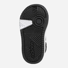 Buty sportowe chłopięce na rzepy za kostkę Adidas Hoops Mid 3.0 AC I GW0408 25.5 Czarne (4065418424479) - obraz 6