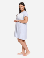 Нічна сорочка жіноча Doctor Nap Tw.9233 XXXL Сіра (5902701122300) - зображення 7