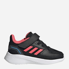 Buty sportowe dziecięce dla dziewczynki na rzepy Adidas Runfalcon 2.0 I GX5942 21 Czarne (4065419284270) - obraz 1