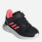 Buty sportowe dziecięce dla dziewczynki na rzepy Adidas Runfalcon 2.0 I GX5942 21 Czarne (4065419284270) - obraz 2