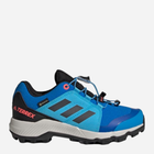 Buty sportowe trekkingowe chłopięce na rzepy Adidas Terrex Gtx K GY7660 30 Niebieskie