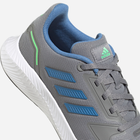 Buty sportowe chłopięce na rzepy Adidas Tensaur Run 2.0 K GZ7421 36.5 Szare (4064048169545) - obraz 5