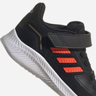 Buty sportowe chłopięce na rzepy Adidas Tensaur Run 2.0 I GZ7428 21 Czarne (4064047990102) - obraz 5