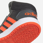 Buty sportowe chłopięce na rzepy za kostkę Adidas Hoops Mid 2.0 I GZ7780 20 Czarne (4064049358948) - obraz 6