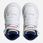 Buty sportowe chłopięce na rzepy za kostkę Adidas Hoops Mid 3.0 AC I GZ9650 27 Białe (4066746092026) - obraz 5