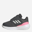 Buty sportowe dziecięce dla dziewczynki na rzepy Adidas Runfalcon 3.0 AC I HP5859 25.5 Szare (4066749848682) - obraz 2