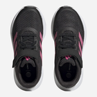 Buty sportowe młodzieżowe dla dziewczynki na rzepy Adidas Runfalcon 3.0 El K HP5875 35 Czarne (4066749875657) - obraz 4