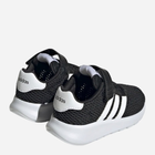 Buty sportowe chłopięce na rzepy Adidas Lite Racer 3.0 El I HQ3757 26.5 Czarne (4066748654154) - obraz 4