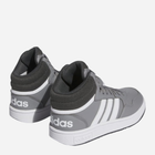 Підліткові високі кросівки для хлопчика Adidas Hoops 3.0 Mid K IF2721 40 Сірі (4066756543648) - зображення 4