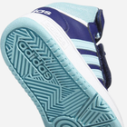 Buty sportowe chłopięce na rzepy za kostkę Adidas Hoops Mid 3.0 AC I IF5314 24 Niebieskie (4066756636890) - obraz 5
