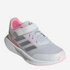 Buty sportowe dziecięce dla dziewczynki na rzepy Adidas Runfalcon 3.0 El K IG7278 28 Szare (4066756294571) - obraz 2