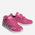 Buty sportowe dziecięce dla dziewczynki na rzepy adidas Vs Switch 3 Cf C IG9641 33 Różowe (4066755736126) - obraz 2