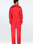Piżama (koszula + spodnie) męska DKaren Lukas L Czerwona (5903251470781) - obraz 2