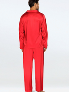 Piżama (koszula + spodnie) męska DKaren Lukas XXL Czerwona (5903251471320) - obraz 2