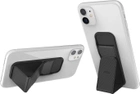 Тримач для телефону CLCKR Universal Stand & Grip Carbon Fibre V2 Black (4251993300615) - зображення 5