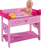 Drewniany stół do przewijania lalek Dolls World z wanną (5018621086148) - obraz 3