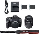 Aparat fotograficzny Canon EOS 2000D + EF-S 18-55mm IS II Lens + LP-E10 (2728C010) - obraz 7