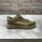 Тактические военные легкие кроссовки ботинки натуральная кожа усиленная пятка и носок 47р (Подкладка 3D сетка,стелька Air Уменьшает нагрузку на стопу) - изображение 2