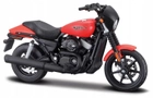Metalowy model motocykla Maisto Harley-Davidson Street 750 Czerwony 1:12 (5907543777138) - obraz 1