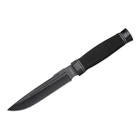 Нож нескладной Grand Way 24061 black oxide, полимерные ножы