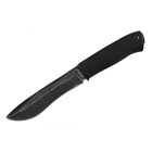 Нож нескладной Grand Way 2771 UBQ black stonewash, чехол cordura - изображение 3