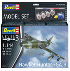 Збірна модель Revell Hawker Hunter FGA 9 масштаб 1:144 (4009803163833) - зображення 1