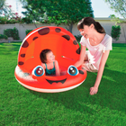 Надувний міні-басейн Bestway Ladybug Frog Pool with Inflatable Bottom and Cover 97 x 66 см (6942138914122) - зображення 4