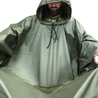 Тактический военный дождевик, плащ – накидка, размер универсальный, цвет олива-хаки - изображение 9