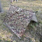 Тактичний військовий дощовик-пончо (плащ-намет), розмір універсальний, колір хакі - зображення 8