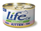 Влажный корм для котят LifeCat Kitten Tuna с тунцом 85 г