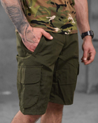 Тактические мужские шорты 5.11 Tactical L олива (16348) - изображение 4