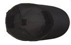Бейсболка тактическая Mil-Tec One size Черная TACTICAL BASEBALL CAP SCHWARZ (12319002) - изображение 2