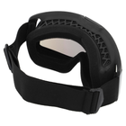 Защитная маска-трансформер очки пол-лица SP-Sport M-9339 черный - изображение 4