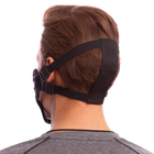 Захисна маска на півобличчя зі сталевої сітки SILVER KNIGHT CM01 Чорний - зображення 3