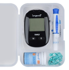 Глюкометр Longevita Family / Система вимірювання глюкози в крові + тест-смужки 50 шт. - зображення 3