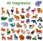 Zestaw magnesów Maksik Zwierzęta 40 szt (4820215154468) - obraz 2