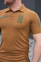 Мужская футболка Поло Койот цвет Cool-pass 54 - изображение 5