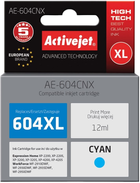 Картридж Activejet для Epson 604XL C13T10H24010 Supreme Cyan (AE-604CNX) - зображення 1