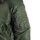Куртка бомбер летная MIL-TEC US N2B Basic Олива XL - изображение 9