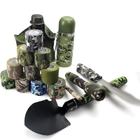 Маскувальна збройова камуфляжна стрічка, клейка, еластична, кінезіо тейп Ліс - зображення 4