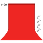 Фон студийный тканевый Puluz PU5209R red Chroma Key 1х2м