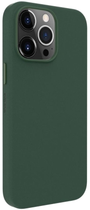 Etui plecki Evelatus Genuine Leather Case MagSafe do Apple iPhone 14 Pro Max Dark Green (4752192060558) - obraz 1